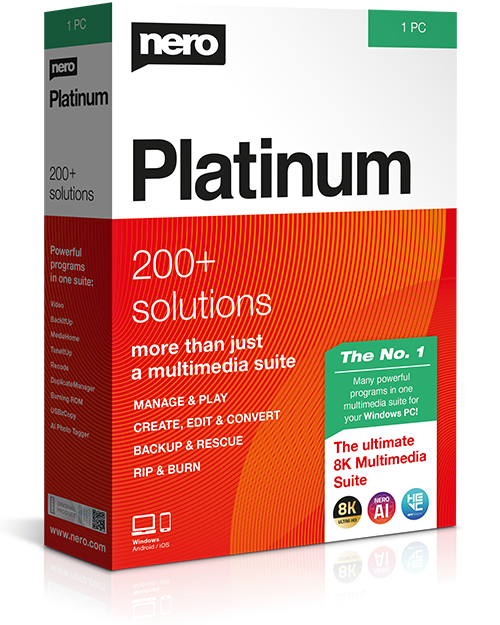 Nero Platinum Suite 1 Year Nero License Key