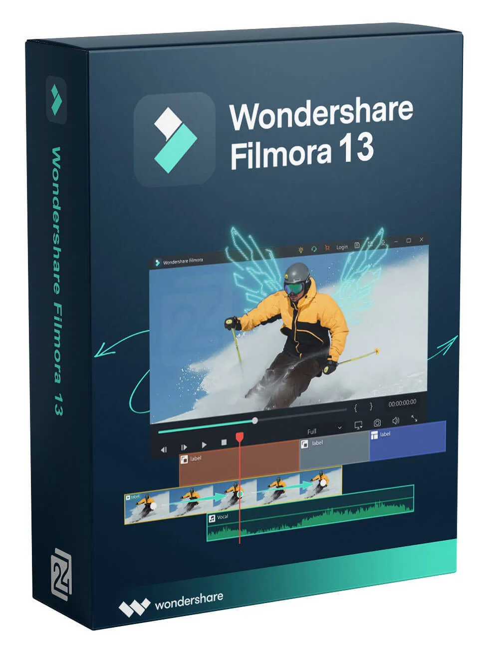 Wondershare Filmora 13 in 1 Year / 1 PC License Key