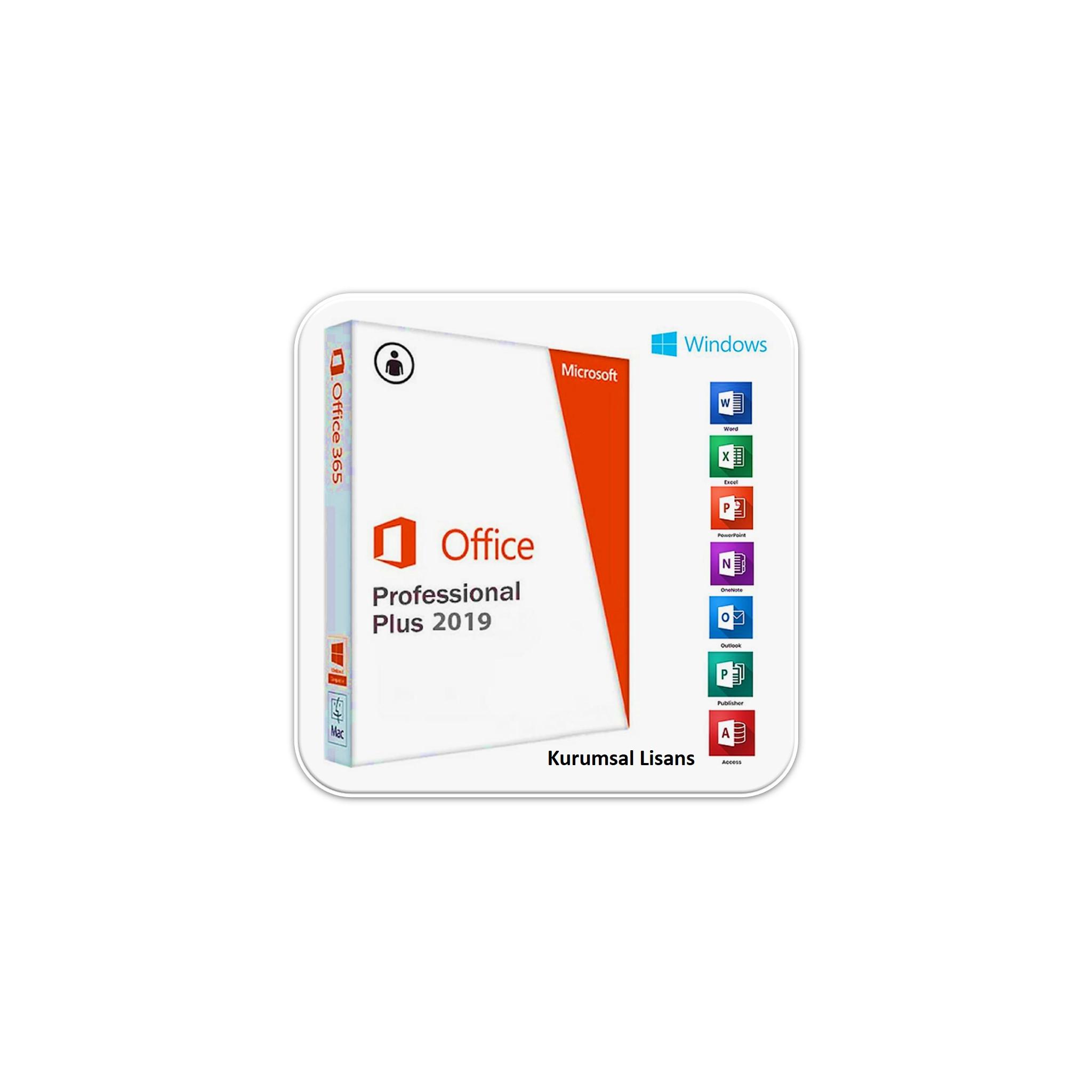 Office 2019 Pro Plus Dijital Lisans Anahtarı Key 32and64 Bit Lisans Key Satın Al 18900 Tl Tl 9870