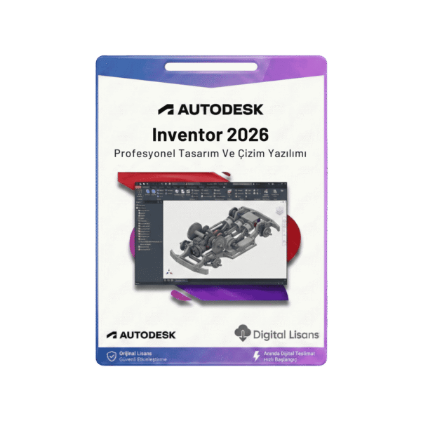 Autodesk Inventor Pro 2026 - 1 Yıl Lisans