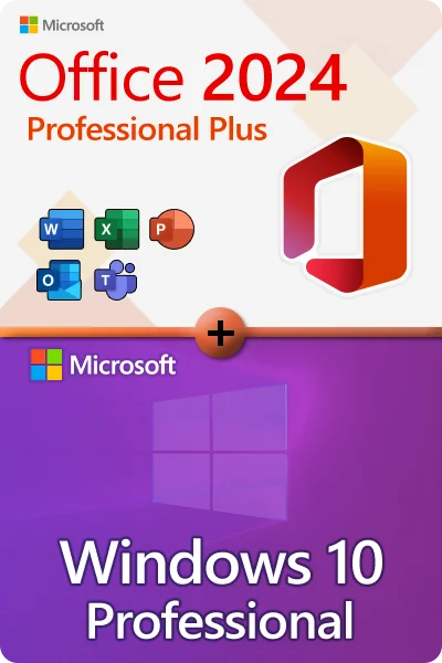 Windows 10 Pro & Office 2024 Dijital Lisans Key