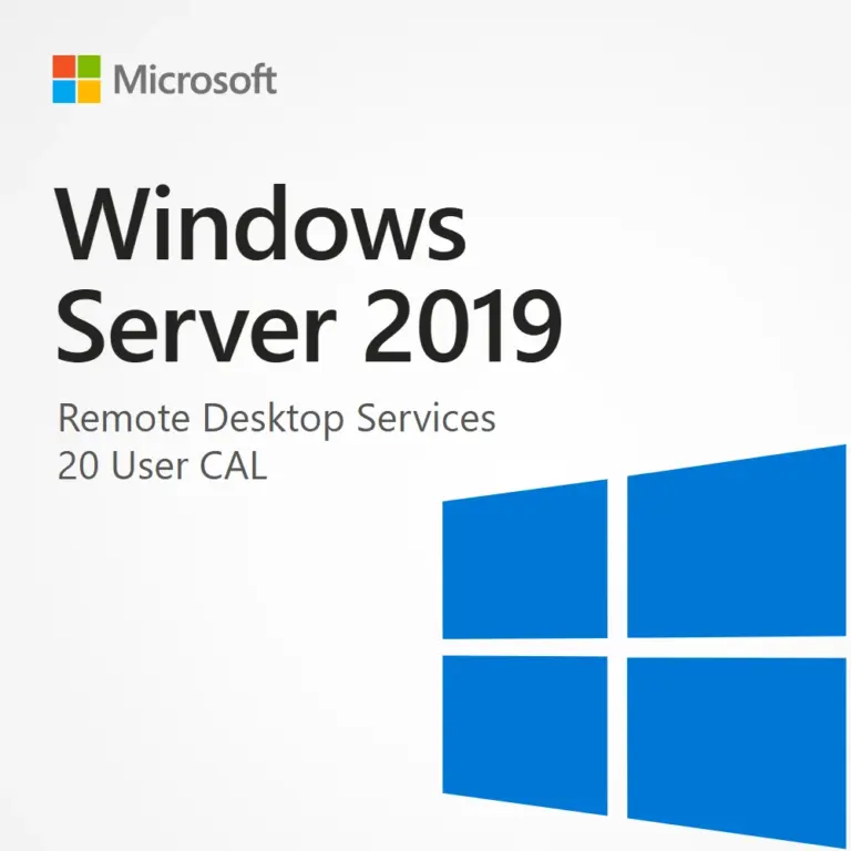 Windows Server 2019 Remote Desktop Services (RDS)–20 User CAL