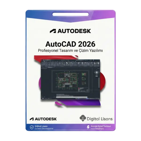 AutoCad 2026 1 YIL 1 KULLANICI