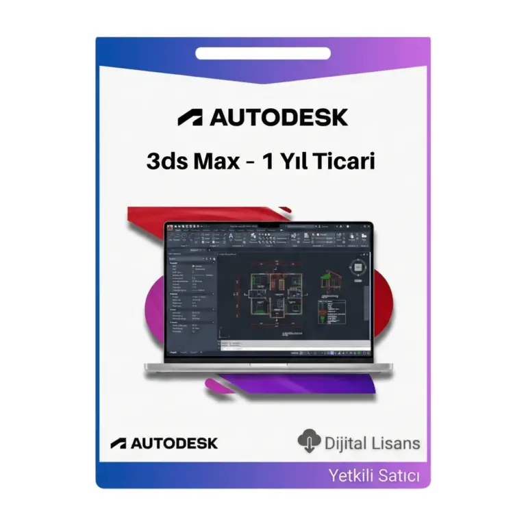 Autodesk 3ds Max – 1 Yıl Ticari Kullanım Lisansı