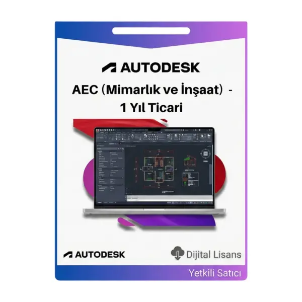 Autodesk AEC (Mimarlık ve İnşaat) - 1 Yıl Ticari Paket