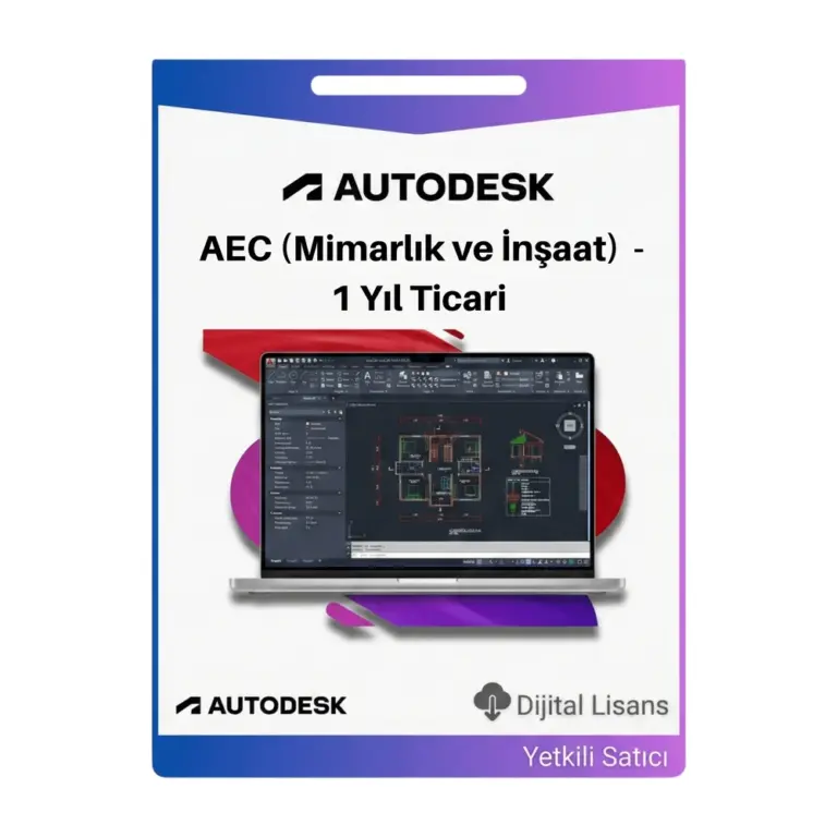 Autodesk AEC (Mimarlık ve İnşaat) - 1 Yıl Ticari Paket