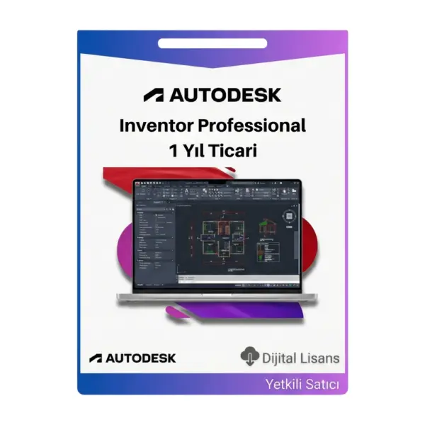 Autodesk Inventor Professional - 1 Yıl Ticari Lisans