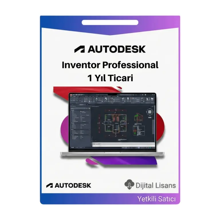 Autodesk Inventor Professional - 1 Yıl Ticari Lisans