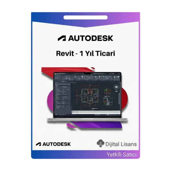 Autodesk Revit - 1 Yıl Ticari Lisans