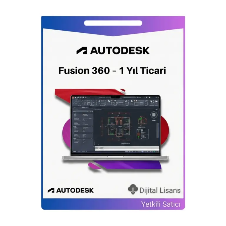 Autodesk Fusion 360 - 1 Yıl Ticari Lisans