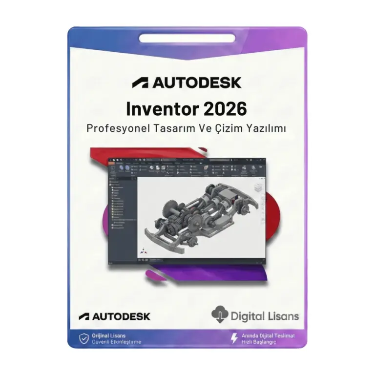 Autodesk Inventor Pro 2026 - 1 Yıl Lisans