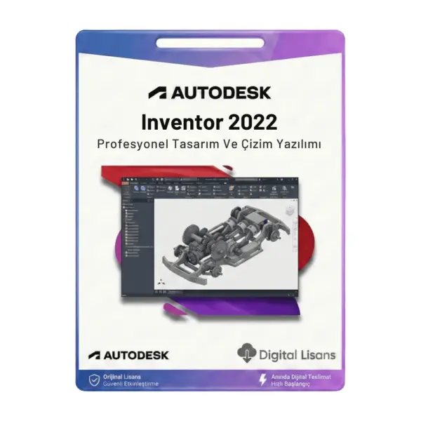 Autodesk Inventor Pro 2022 - 1 Yıl Lisans