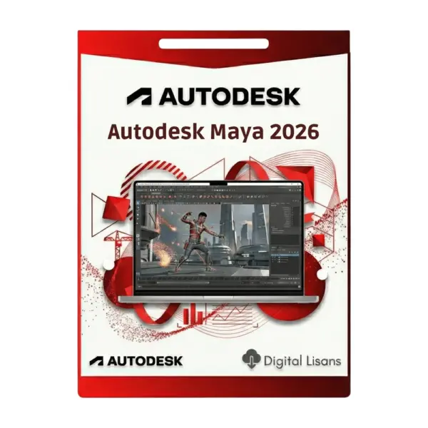 Autodesk Maya 2026 - 1 Yıl Lisans (Windows & Mac Uyumlu)