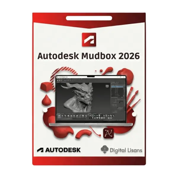Autodesk Mudbox 2026 - 1 Yıl Lisans (Windows & Mac Uyumlu)