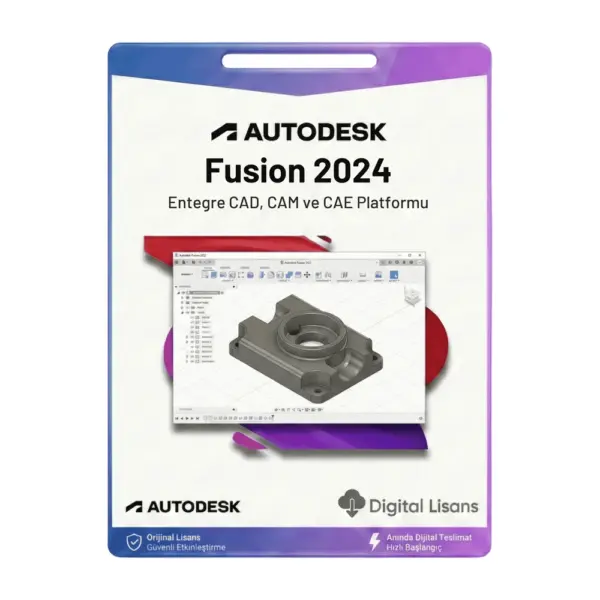 Autodesk Fusion 2024 - 1 Yıl Lisans