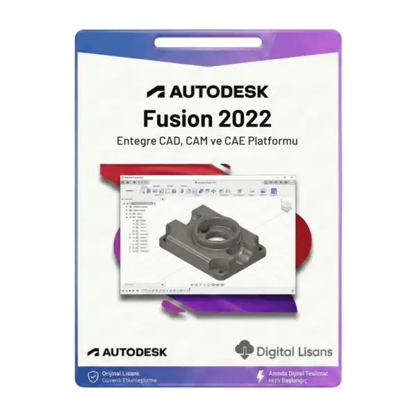Autodesk Fusion 2022 - 1 Yıl Lisans