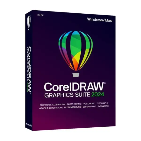 CorelDRAW Graphics Suite 2024 Windows / MAC için 1 Cihaz Lisans Anahtarı