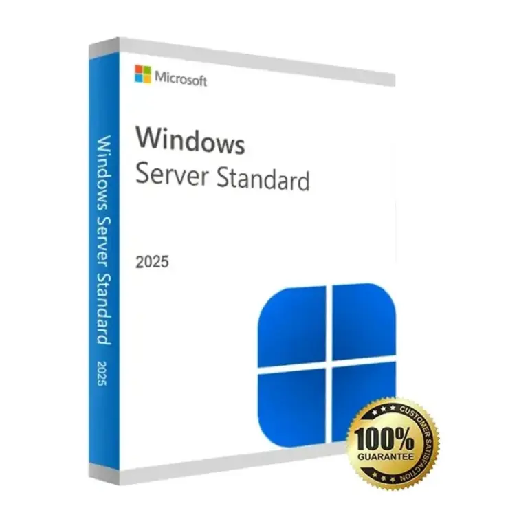 Windows Server 2025 STD dsp dvd kutu BOX 16 core