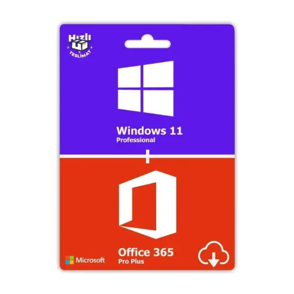 Windows 11 Pro Dijital Lisans & Office 365 1 Yıllık Lisans Hesabı