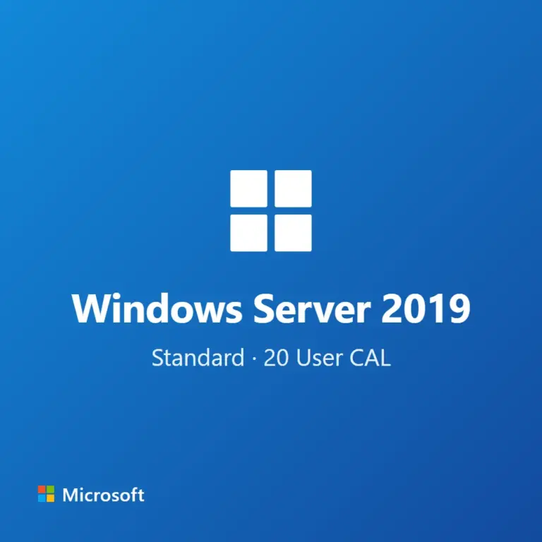 Windows Server 2019 Standard · 20 User CAL