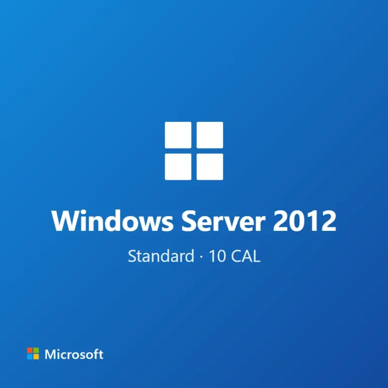 Windows Server 2012 Standard · 10 CAL
