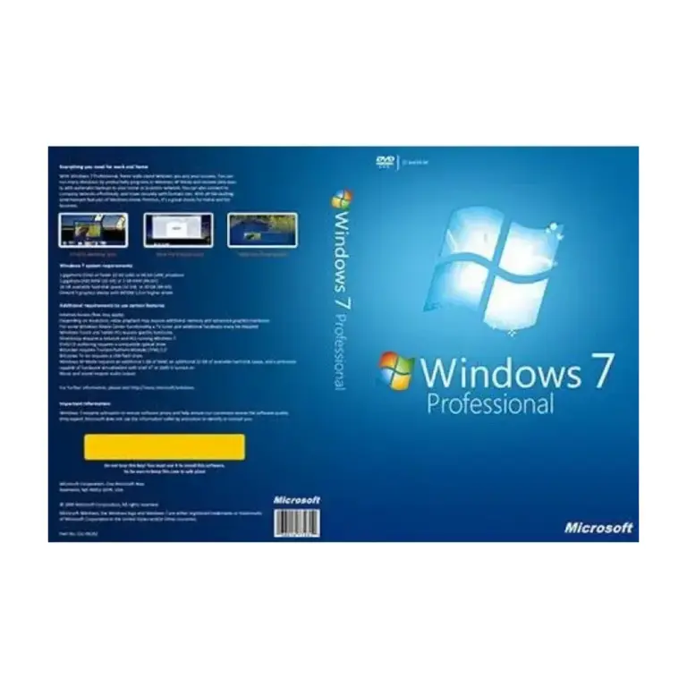 Windows 7 Pro Kurumsal Lisans Anahtarı 32&64 Bit Key