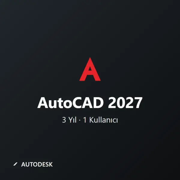 AutoCAD 2027 3 Yıl · 1 Kullanıcı