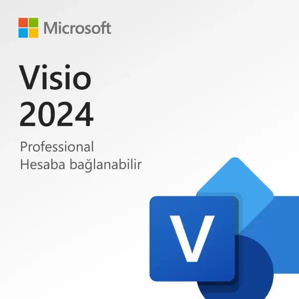 Visio Professional 2024 Hesaba Bağlanabilir Lisans