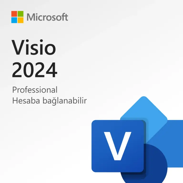 Visio Professional 2024 Hesaba Bağlanabilir Lisans