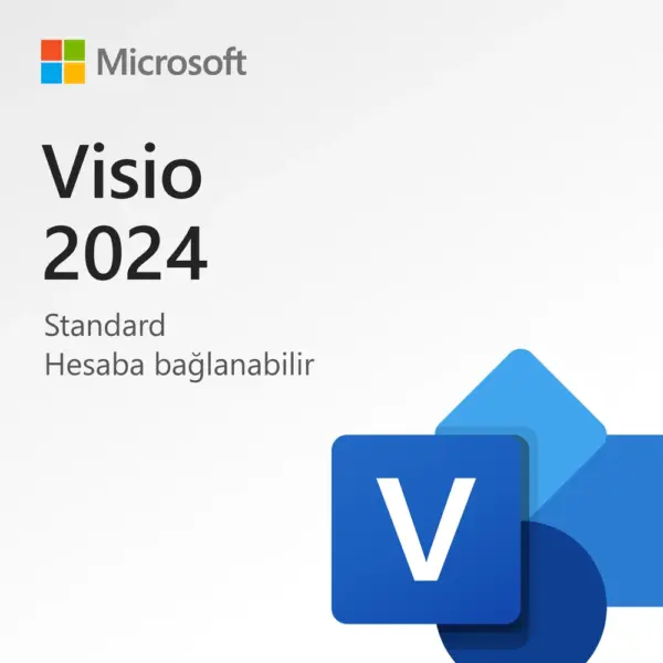 Visio Standard 2024 Hesaba Bağlanabilir Lisans