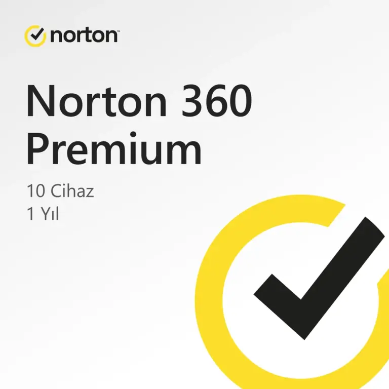 Norton 360 Premium 10 Cihazlık 1 Yıllık Lisans